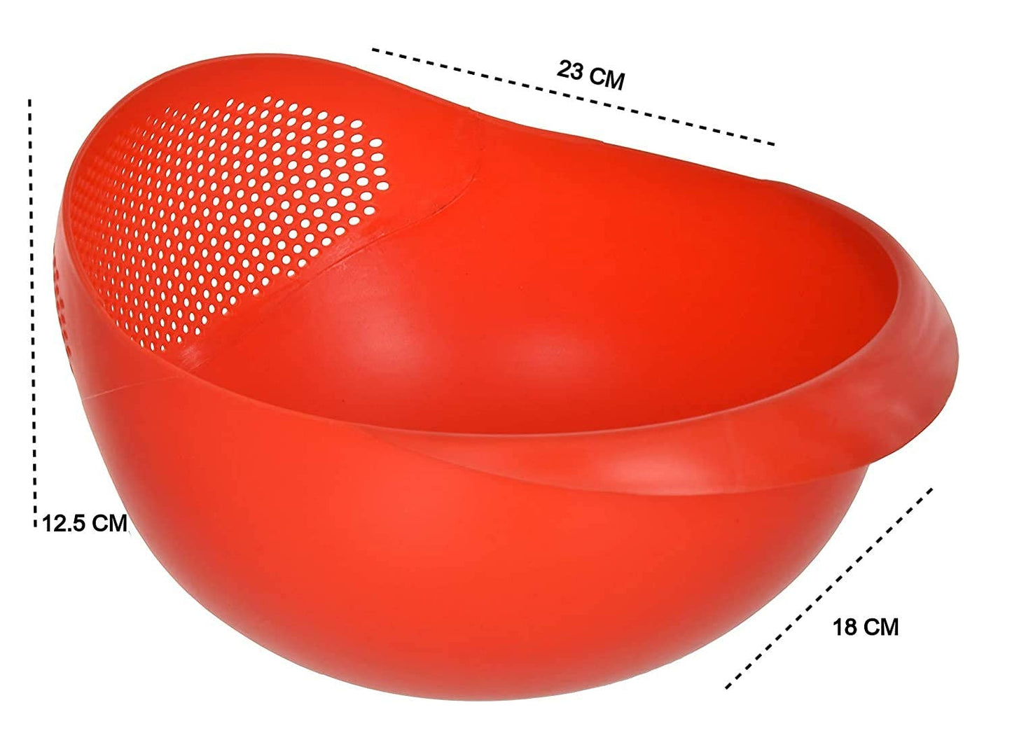 Plazno Unbreakable Food Strainer Colander, Multi-Use Kitchen Sieve, Washing Bowl for Fruits, Pasta, and Vegetables