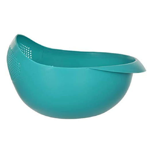 Plazno Unbreakable Food Strainer Colander, Multi-Use Kitchen Sieve, Washing Bowl for Fruits, Pasta, and Vegetables