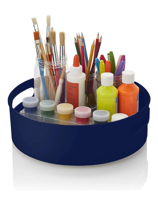 HomeAura Kitchen Multi-Purpose 360° Rotating Organizer Tray | Space-Saving Pantry & Kitchen Storage Solution | Versatile Rotating Organizer Tray